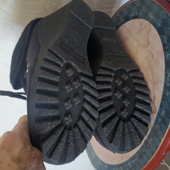 Union Bay Women's Shearling Lined Wedge Boots sz 8 - Picture 5 of 7